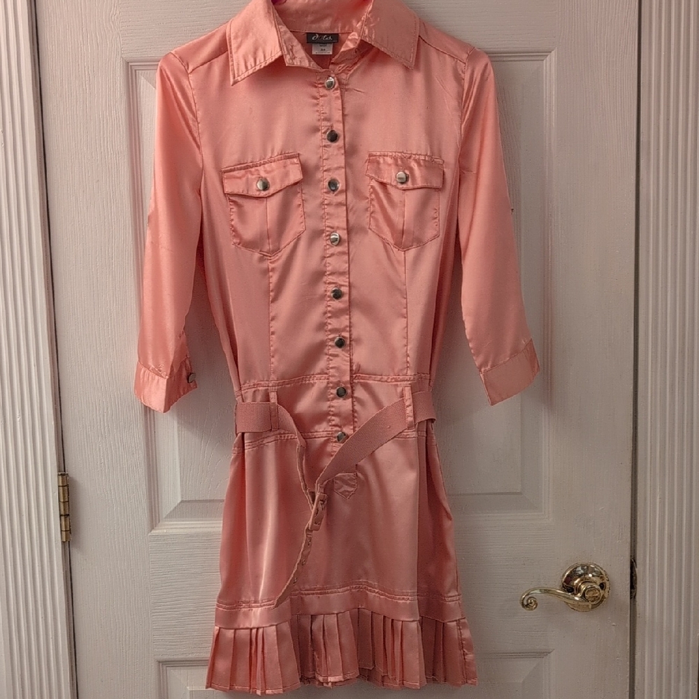Vintage Satin Mini Dress